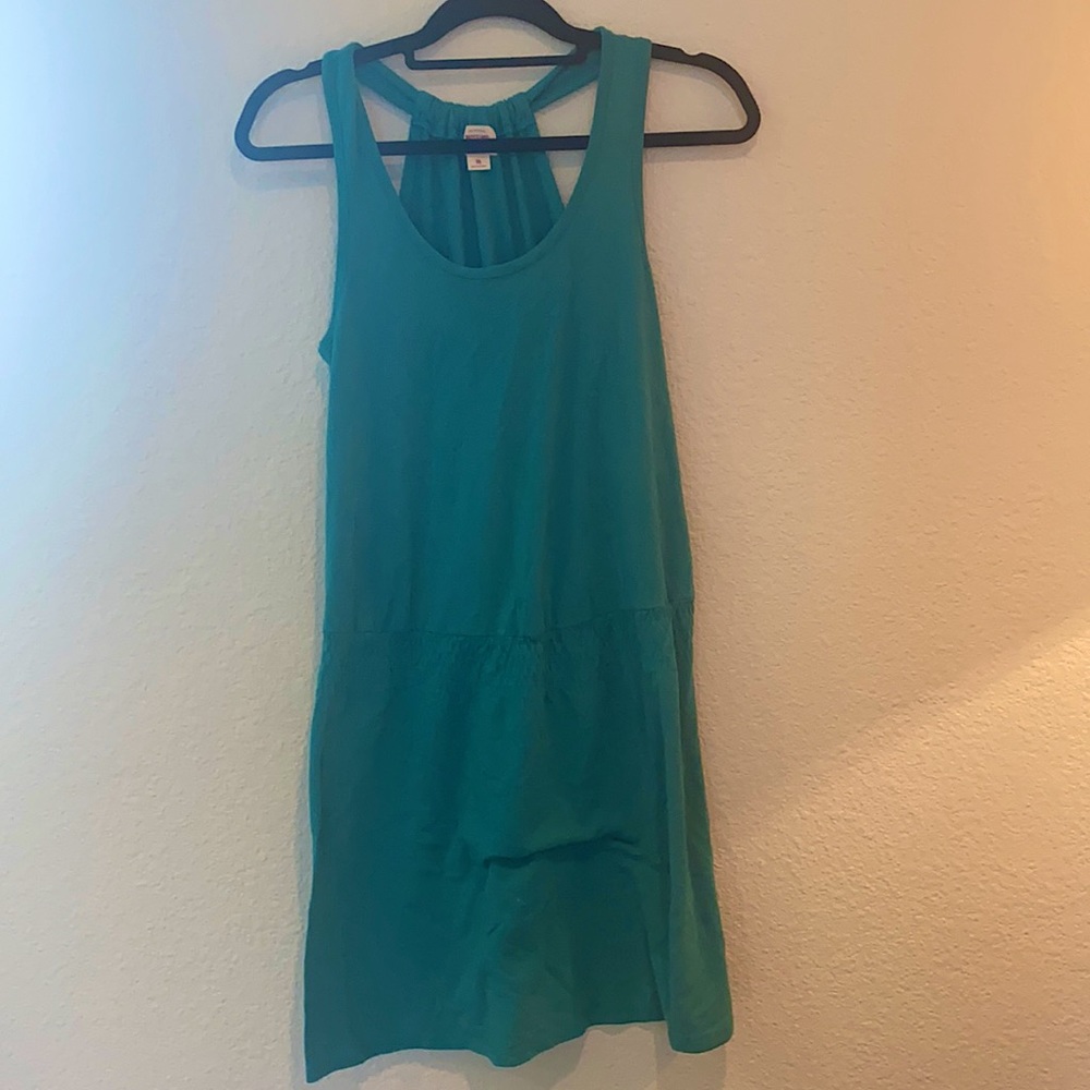 Green coverup dress